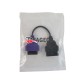 Fiat Ecu Scan Adapter Connector OBD2 16pin Cable purple 