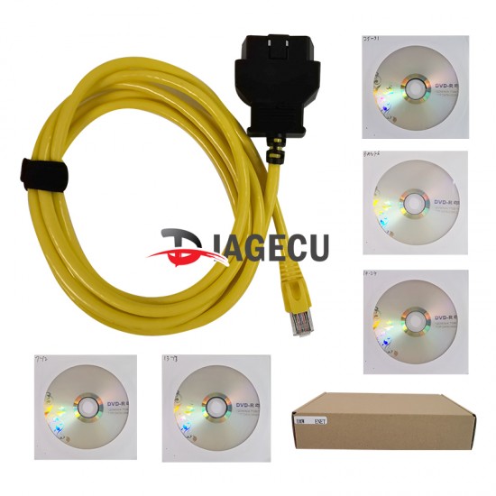 BMW ENET ESYS Data Cable For BWM Ethernet ENET ICOM Coding for F-Series Refresh Hidden Data Diagnostic Cable (MT)