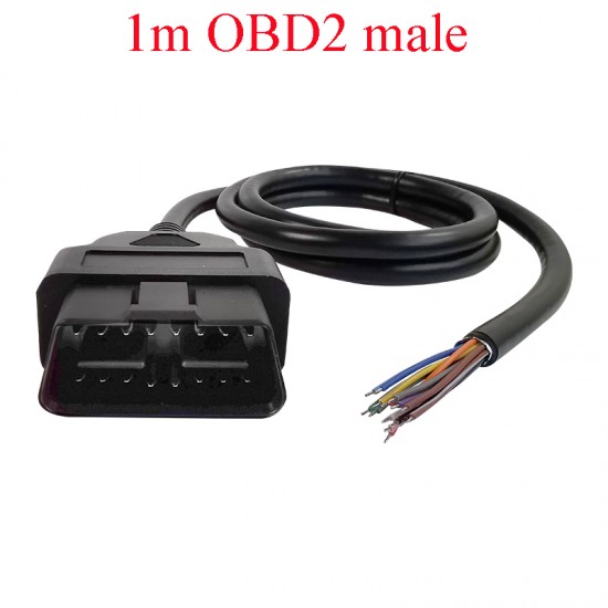 1m OBD2 16pin Male Plug Connector Adapter OBDII EOBD ODB2 16pin Cable (Y) 