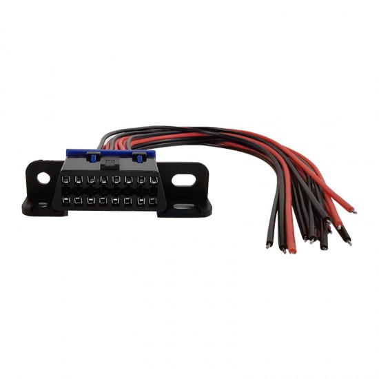 OBD2 universal female 16pin adapter with cables 30cm length (Y)  