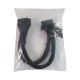 OBD2 16pin Splitter connection plug 2in1 one Male to two Female refit cable connector (Y) 