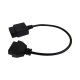 Subaru 9pin to 16pin OBD2 cable Adapter (L) 