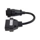 Scania 16pin to OBDII Diagnostic Adapter Cable for Scania Truck (Autocom truck cable set) 