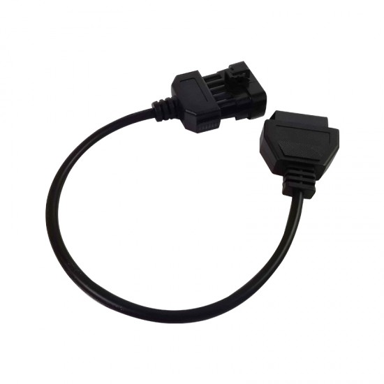 Opel 10pin to OBD2 16pin Female Connector Cable (L) 