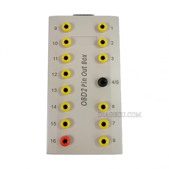 OBD2 Pin Out Box Breakout Box Tester Diagnostic OBDII Protocol Detector obd2 Pin Connector Cover All Test Points (T)