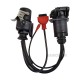 Delphi Trailer EBS ISO7638 OBD2 adapter Cable for Texas/Autel/Launch/Bosch and other Truck Vehicles