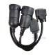 CAT ET3 ET4 Communication Adapter 478-0235 538-5051 457-6114 Truck Excavator diagnostic tool 9+14pin Ethernet connection Cable 