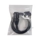 BMW ICOM D Cable ICOM-D Motorcycles Motobikes 10 pin Adapter 10pin to 16pin OBD2 OBDII Connector BMW Extension cable 1m (L)  