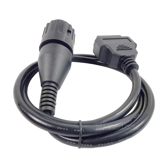 BMW ICOM D Cable ICOM-D Motorcycles Motobikes 10 pin Adapter 10pin to 16pin OBD2 OBDII Connector BMW Extension cable 1m (L)  