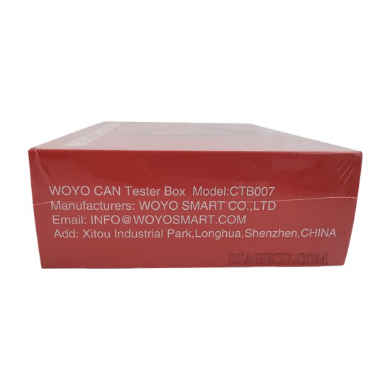 WOYO CTB007 CAN Test Box OBD2 16pin Breakout Box Pin Settings Diagnostic Tool for 16 pin Voltage Diagnosis Scanner