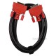 Autel MaxiSYS DS708 DB15P main OBD2 cable 15pin for Autel MaxiDAS MS906/908/905/808 MaxiDas DS708 Connect 16pin cable