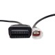 Motorcycle Motobike For YAMAHA 4pin OBD2 16pin Convertor Plug