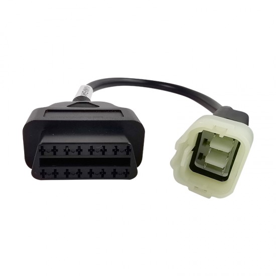 Motorcycle Motobike For Kawasaki 6pin to OBD2 16pin adapter for Kawasaki Z900/Z900RS/ZX10R/ZX14R/H2