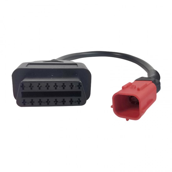 Motorcycle Motobike for Honda 6pin to 16pin OBD2 adapter