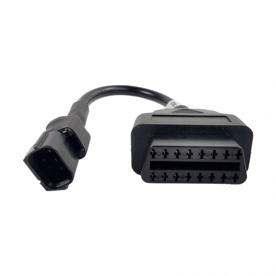 Motorcycle Motobike for KYMCO 3pin to OBD2 16pin Convert Adapter