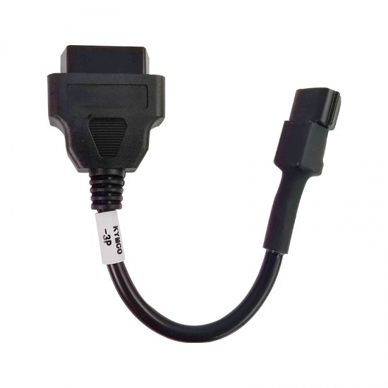 Motorcycle Motobike for KYMCO 3pin to OBD2 16pin Convert Adapter