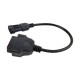 Motorcycle Motobike for Cfmoto 3pin to OBD2 16pin Convert Adapter 