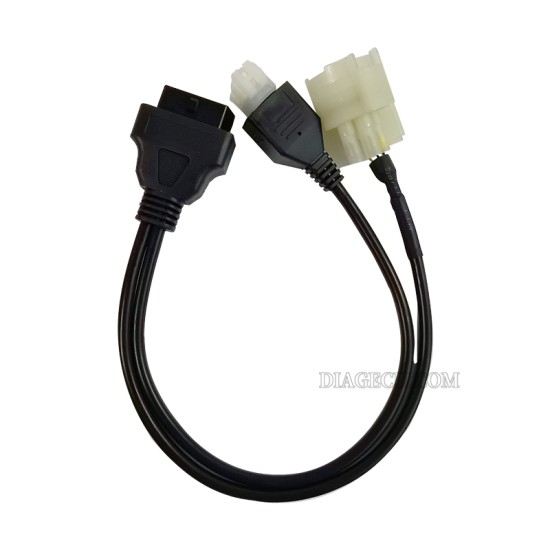 Motorcycle Motobike for Honda 4pin and Suzuki 8pin OBD2 Connector Cable 2 in 1 to 16pin OBD Motor Extension