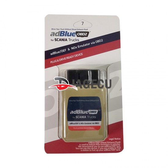 AdblueOBD2 Emulator for SCANIA Trucks (MT)