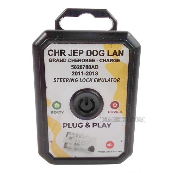 Chrysler Jeep Dodge Lancia Grand Cherokee Steering Lock Emulator Simulator with lock sound No Programming Plug and Start 