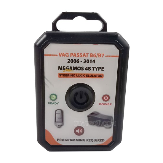 VW Volkswagen Passat B6/B7 2006-2014 EIS ESL ELV Steering Lock Emulator MEGAMOS 48 Type With lock Sound Programming Required