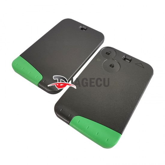 Renault Laguna Smart Card 2 Button 433MHz ID46 PCF7947 with Insert Small key blade (without logo)