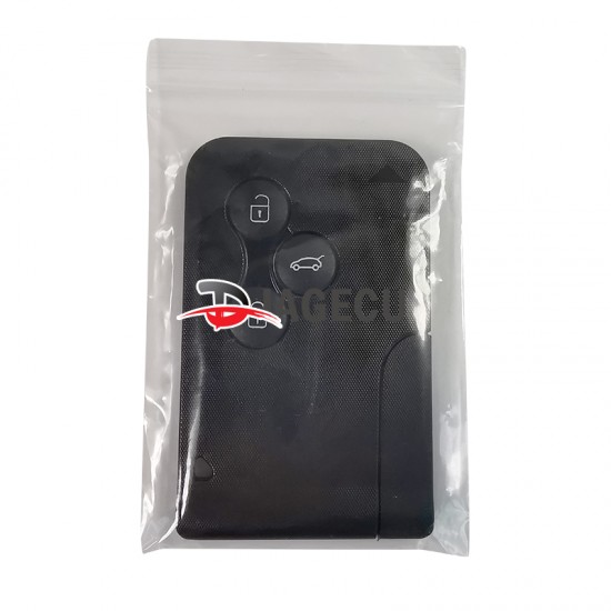 Renault Megane Smart Card 3 Button 433MHZ ID46 PCF7947 with Insert Small key blade (without logo)