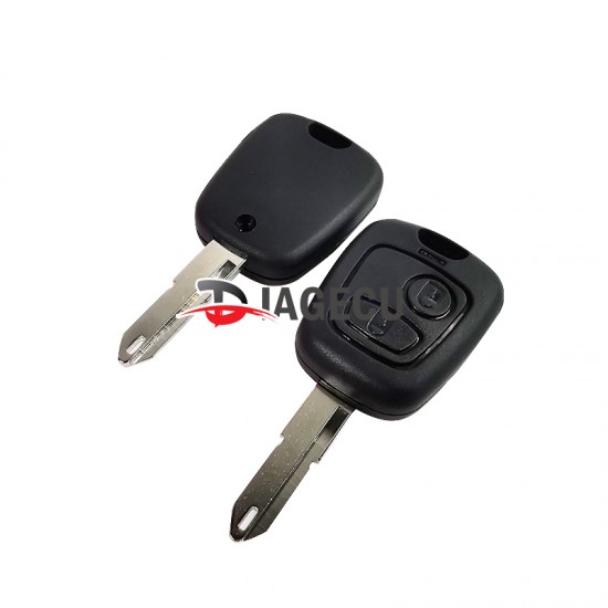 Peugeot 2 button remote key with NE73 Blade 433MHZ PCF7961 chip for 206 207