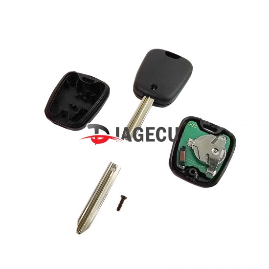 Peugeot 2 button remote key with sx9 Blade 433MHZ ASK PCF7961 chip