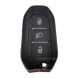 Peugeot Smart Keyless Go Remote Key 3 buttons 433MHz 4A chip hitag-AES with Emergency key blade VA2 without groove for Peugeot 308 408 508 5008