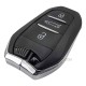 Peugeot Smart Keyless Go Remote Key 3 buttons 433MHz 4A chip hitag-AES with Emergency key blade HU83 with groove for Peugeot 308 408 508 5008