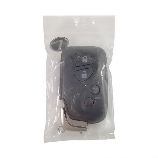 Lexus Smart Remote Key Case 3+1 buttons 