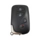 Lexus Smart Remote Key Case 3+1 buttons 