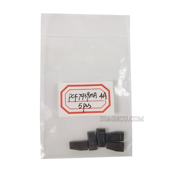 PCF7939MA 4A ceramic transponder chip for Fiat/Renault BB20/Nissan/Hyundai (original）