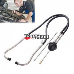 Cylinder Stethoscope Chromed-steel Car Abnormal Sound Diagnostic Device Automotive Hearing Tools Anti-shocked Durable