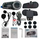 MAXTO M2C 1000M Motorcycle Helmet Bluetooth Intercom Headset With LCD Display 6 Riders Wireless Group Interphone