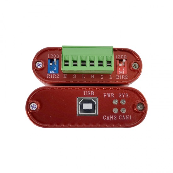 CANalyst-II CAN Analyzer USB To CAN Analyzer CAN-Bus Converter Adapter Compatible With ZLG USB To CAN