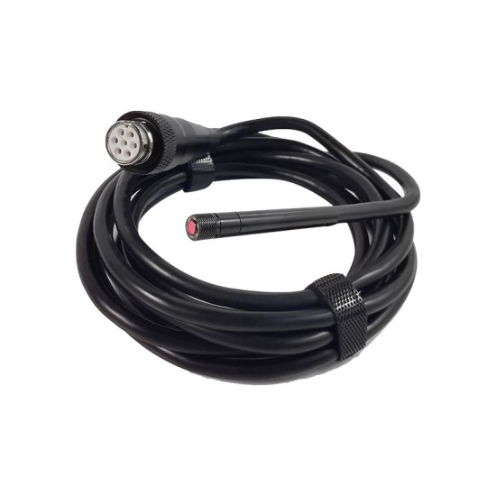 T22 4.5inch 5.5mm 2m IPS Color Screen Endoscope Single Camera Waterproof Inspection Borescope Rigid Cable for Check Car