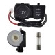 Motorcycle Cigarette Lighter Socket Power 5V 4.2A Portable Waterproof Motorbike Dual USB Charger 12V-24V for Phone