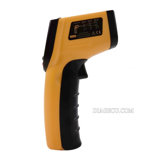 GM320 Infrared Thermometer Digital Pyrometer Non-Contact Laser -50~400 ℃ IR Laser Temp Meter Industrial Pyrometer Point Gun